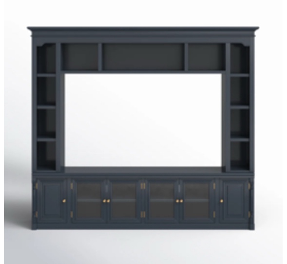 incomplete only 1 box of 3) Antica Entertainment Center for TVs up to 75"