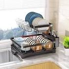 Lozado Metal 2 Tier Dish Rack