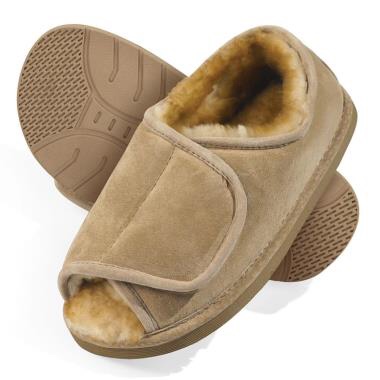 The Gentlemen's Adjustable Sheepskin Slippers ( 8 M ) 