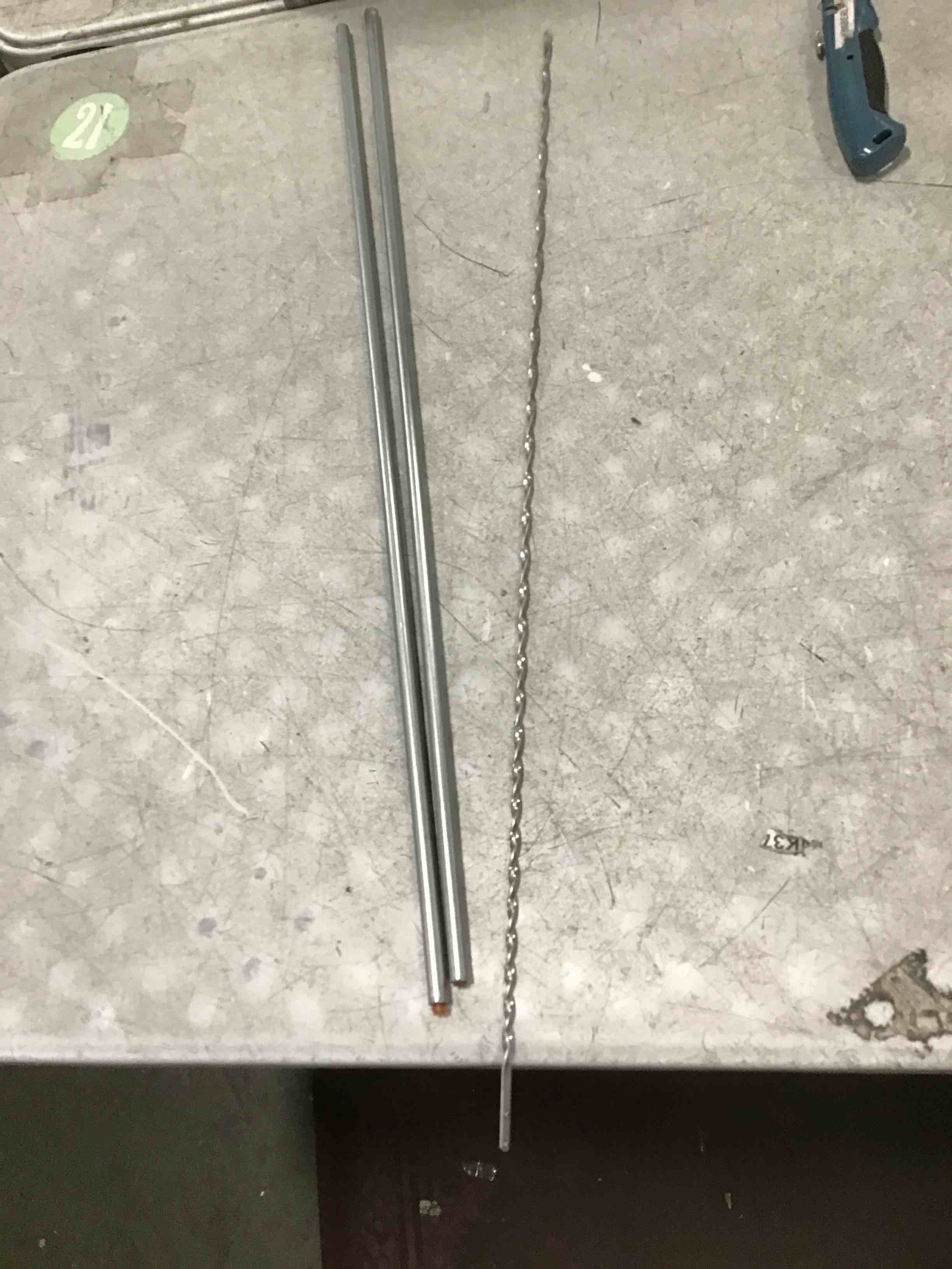 Condition photo showing As Is for Prime-Line FL 2720 27 In. Spiral Tilt Balance, Red Tip (Single Pack)