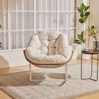Varad Rocking Chair Upholstery Color: White