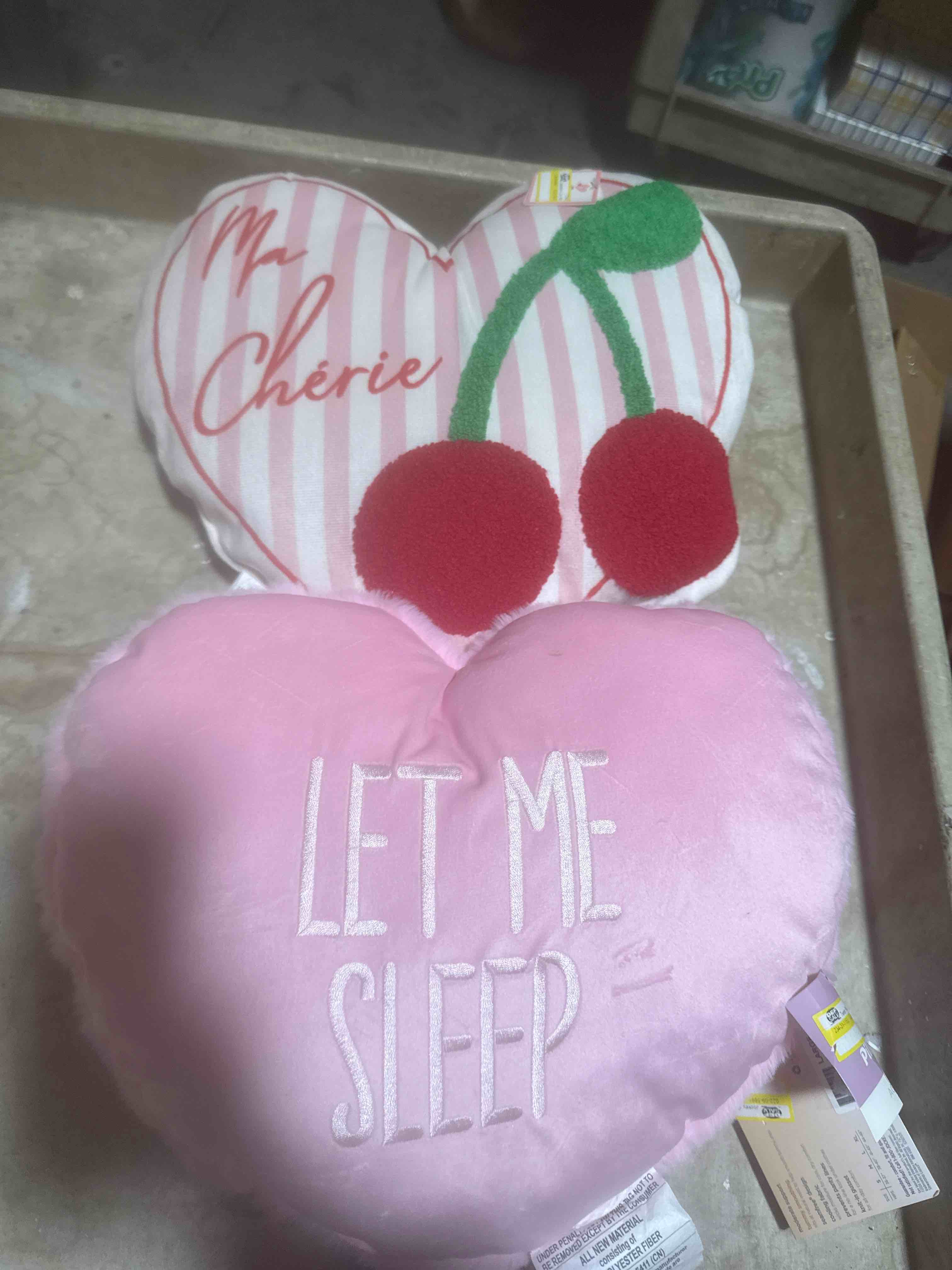 assorted Valentine’s Day throw pillow  