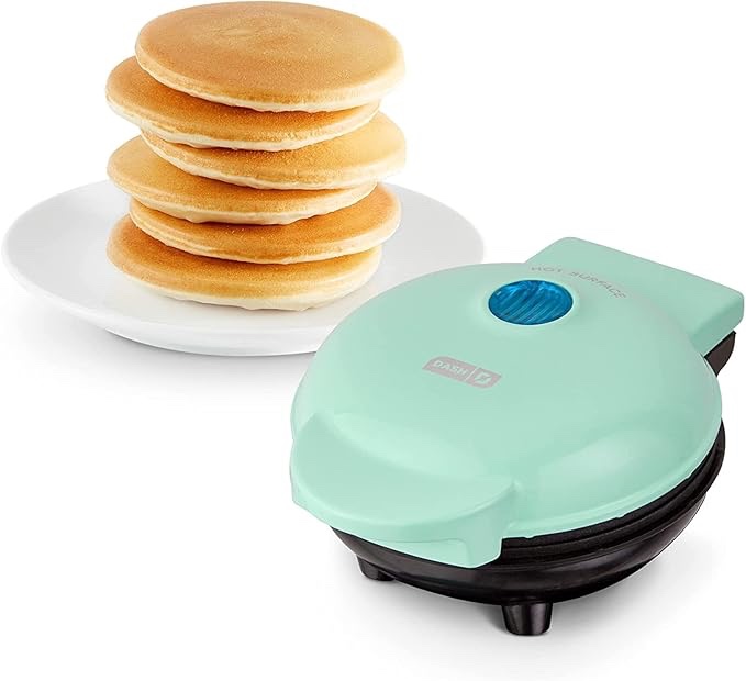 DASH Mini Waffle Stick Maker 4 inch, Aqua