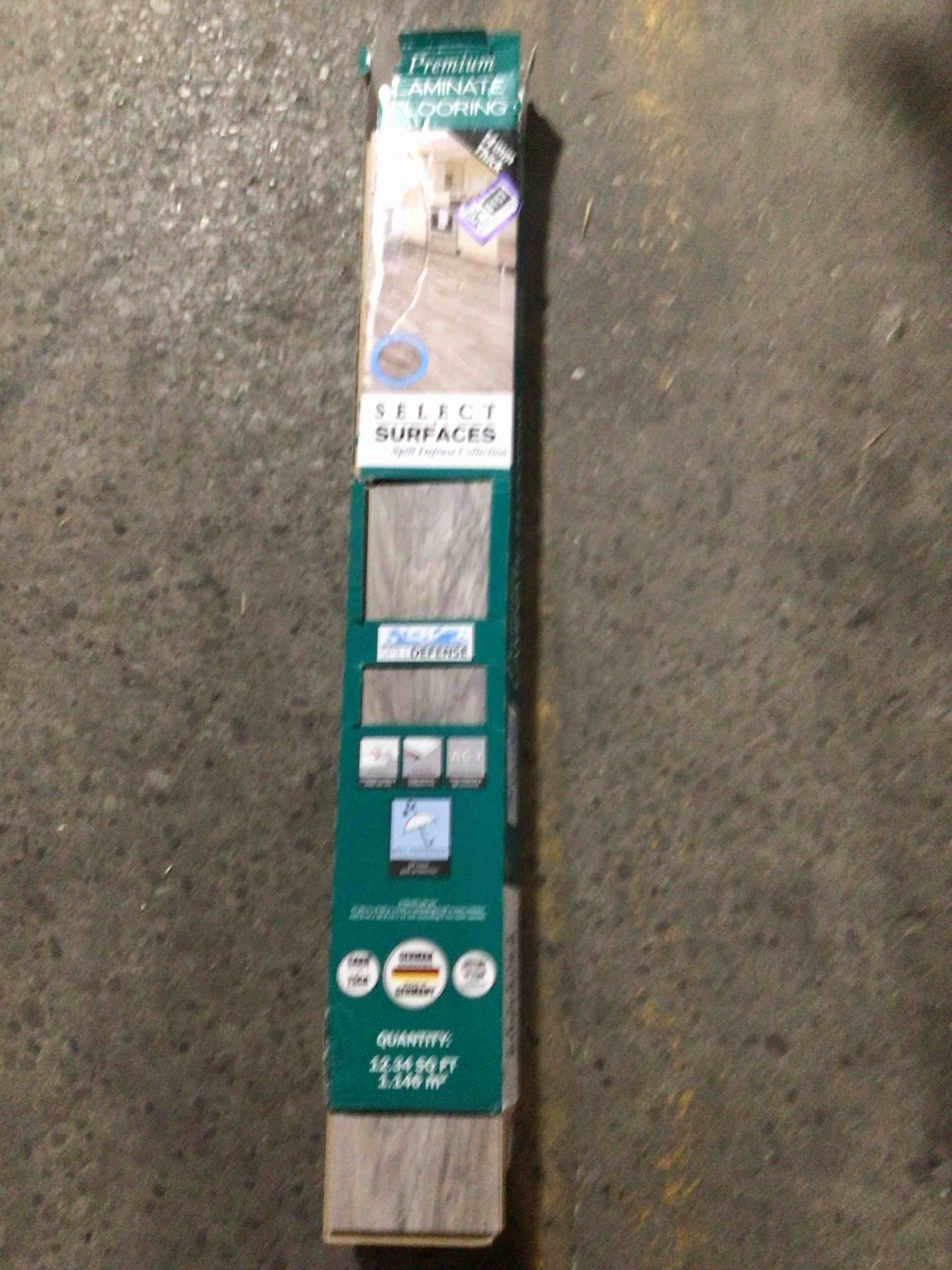  Surfaces SCLMF0486 Barnwood Spill Defense Laminate Flooring 