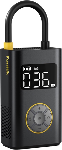 Fanttik X9 Pro Portable Tire Inflator for Compact Car, 1Min Fast Inflate Electric Bike Pump with Digital Tire Pressure Gauge, 150PSI Air Compressor for Electric Bikes, Motorcycle