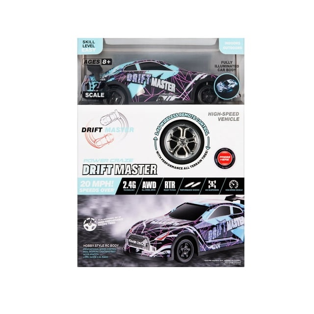 Power Craze Drift Master 1:24 Scale Drift Remote Control Car