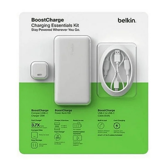 Belkin Boost Charge 20W Wall Charger with 10k Powerbank Bundle
