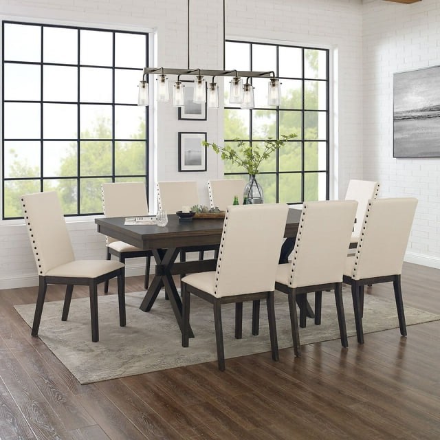 HAYDEN 5-PIECE  CROSLEY FURNITURE DINING TABLE SET FOR 4 mesa cuadrada