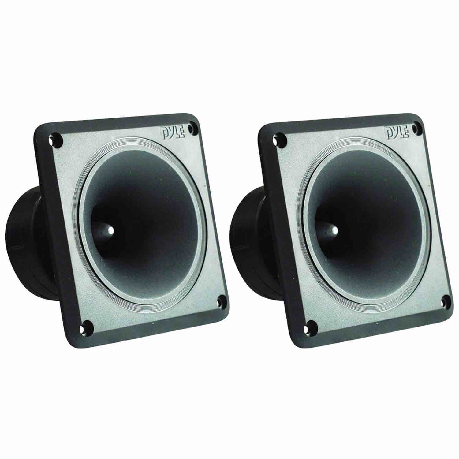 Pyle 400 Watt 3.5" Dispersion Horn Piezo Tweeter (Pair)