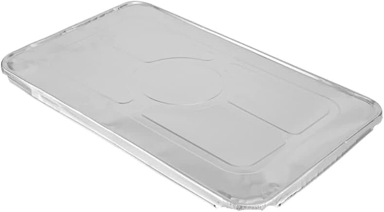 DAILY CHEF Member's Mark Aluminum Steam Table Pan Lids, Full Size, 18 Ct