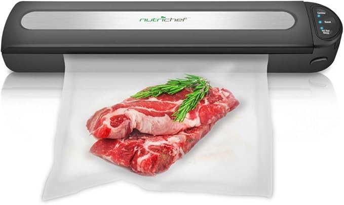 NutriChef Vacuum Sealer System - PKVS15BK