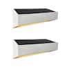 Solar White LED Landscape Gutter Light (2-Pack)