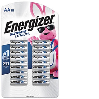 Energizer Ultimate Lithium AA Batteries 18 Pack