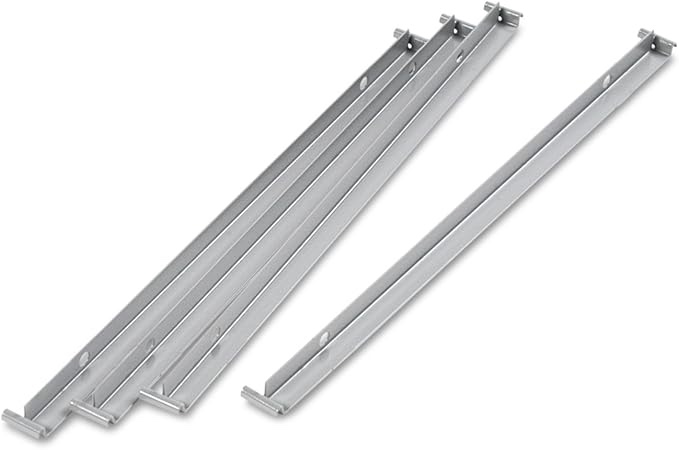 Alera ALELF3036 Two Row Hangrails for 30" or 36" Files, Aluminum (Pack of 4)