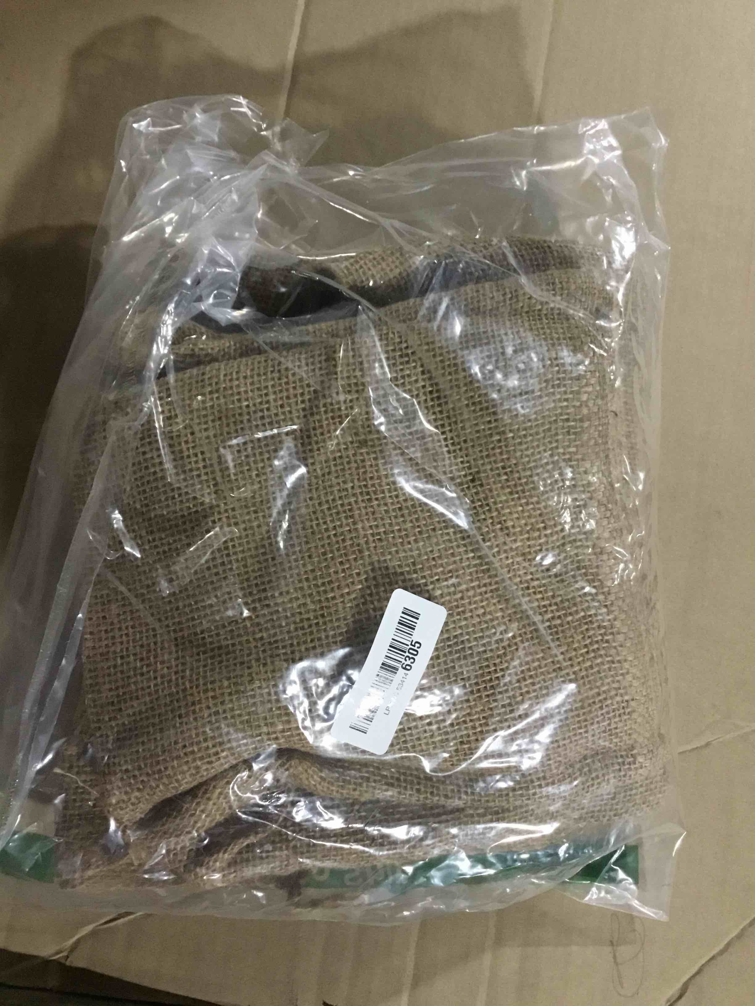 Condition photo showing New/Like New for 2 Pack 40" x 24" Burlap Winter Plant Cover Bags- Reusable Burlap Frost Cloth Plant Freeze Protection- Warm Burlap Sacks Plant Frost Blankets with Twine for Outdoor Garden Trees Potted Plants 24x40in-2pcs 2