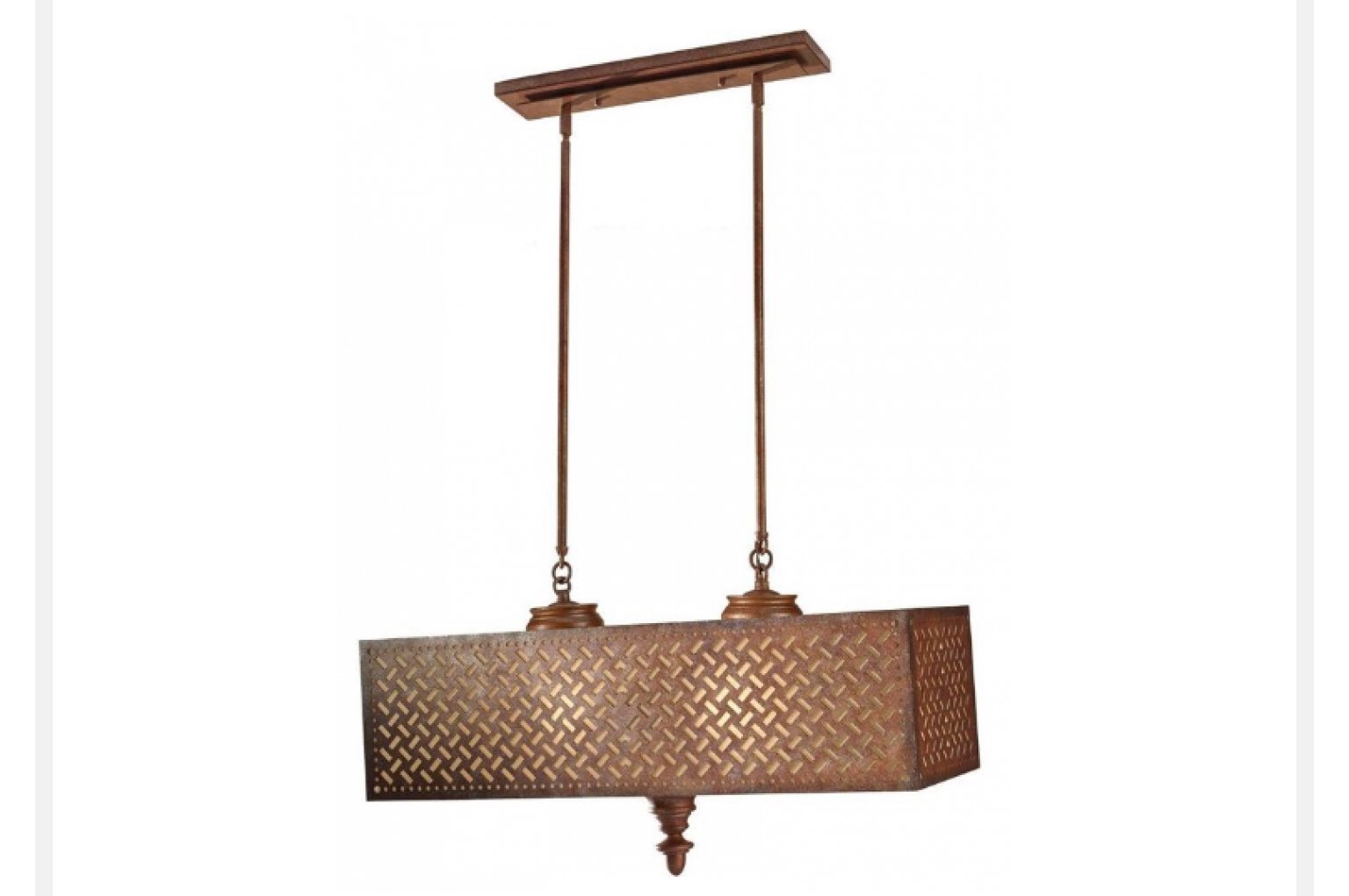 Kandira 4-Light Moroccan Bronze Billiard Lamp