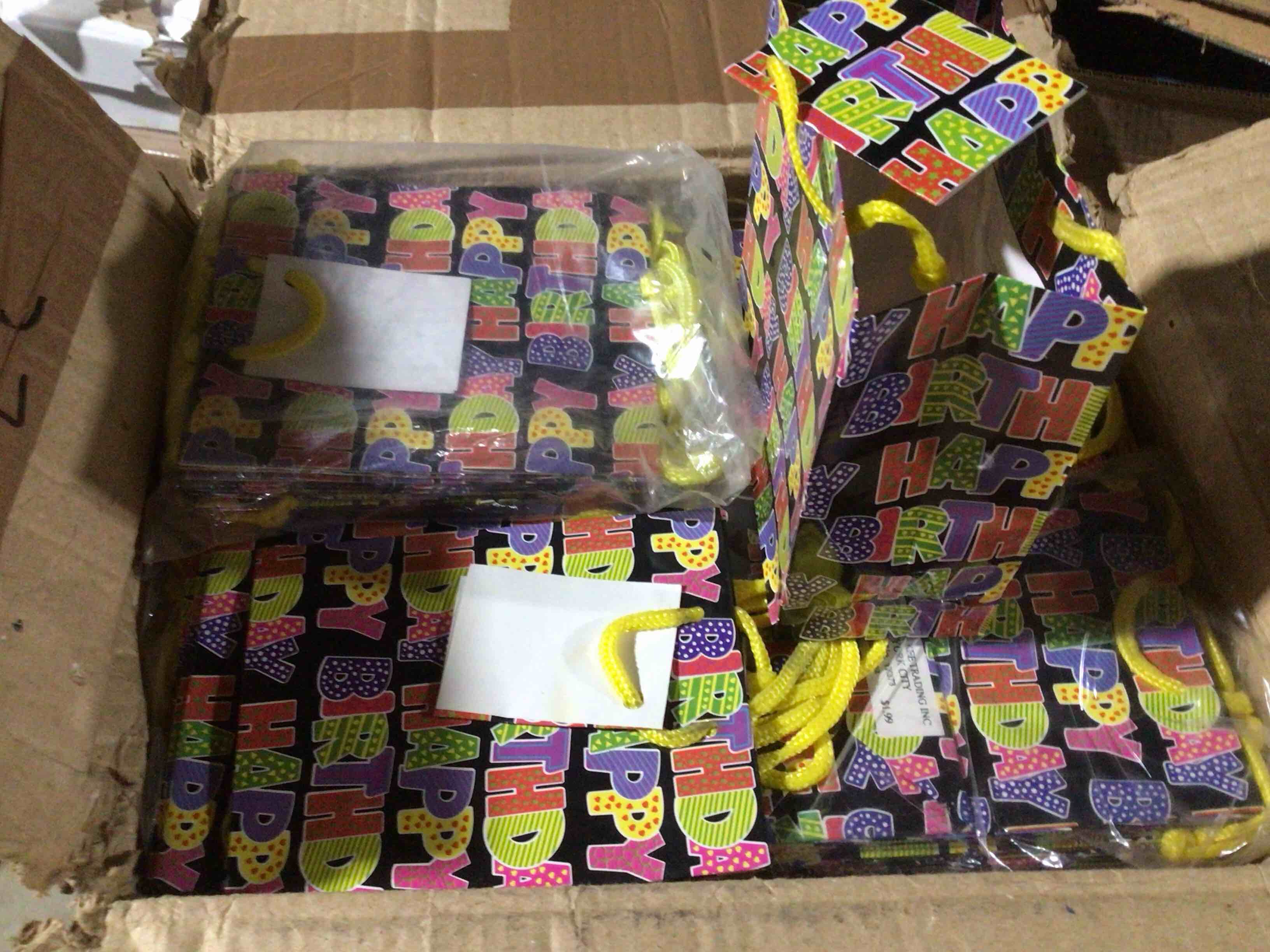 Condition photo showing item condition for case of 300 paper small (birthday)