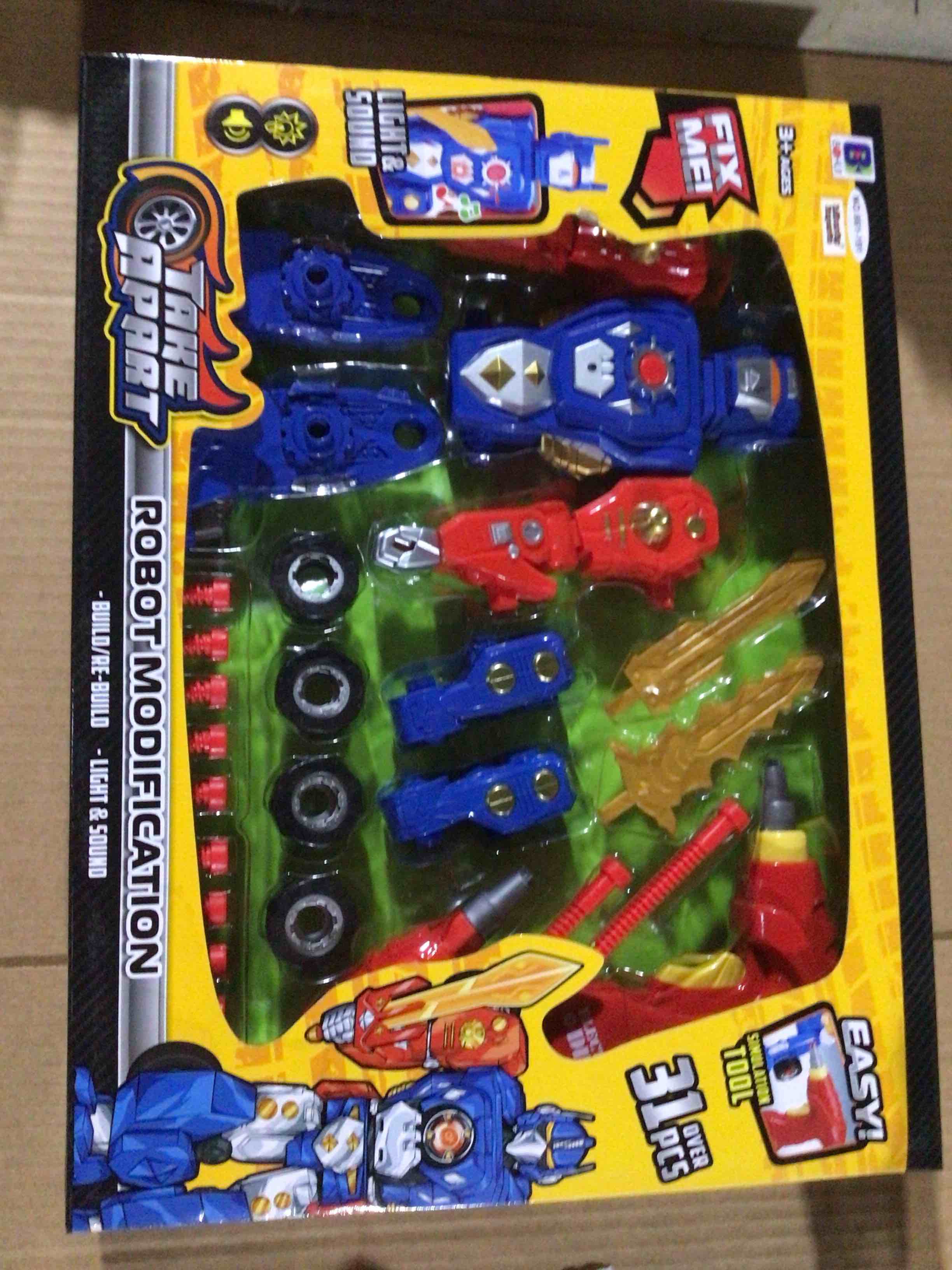toy of robot modification 