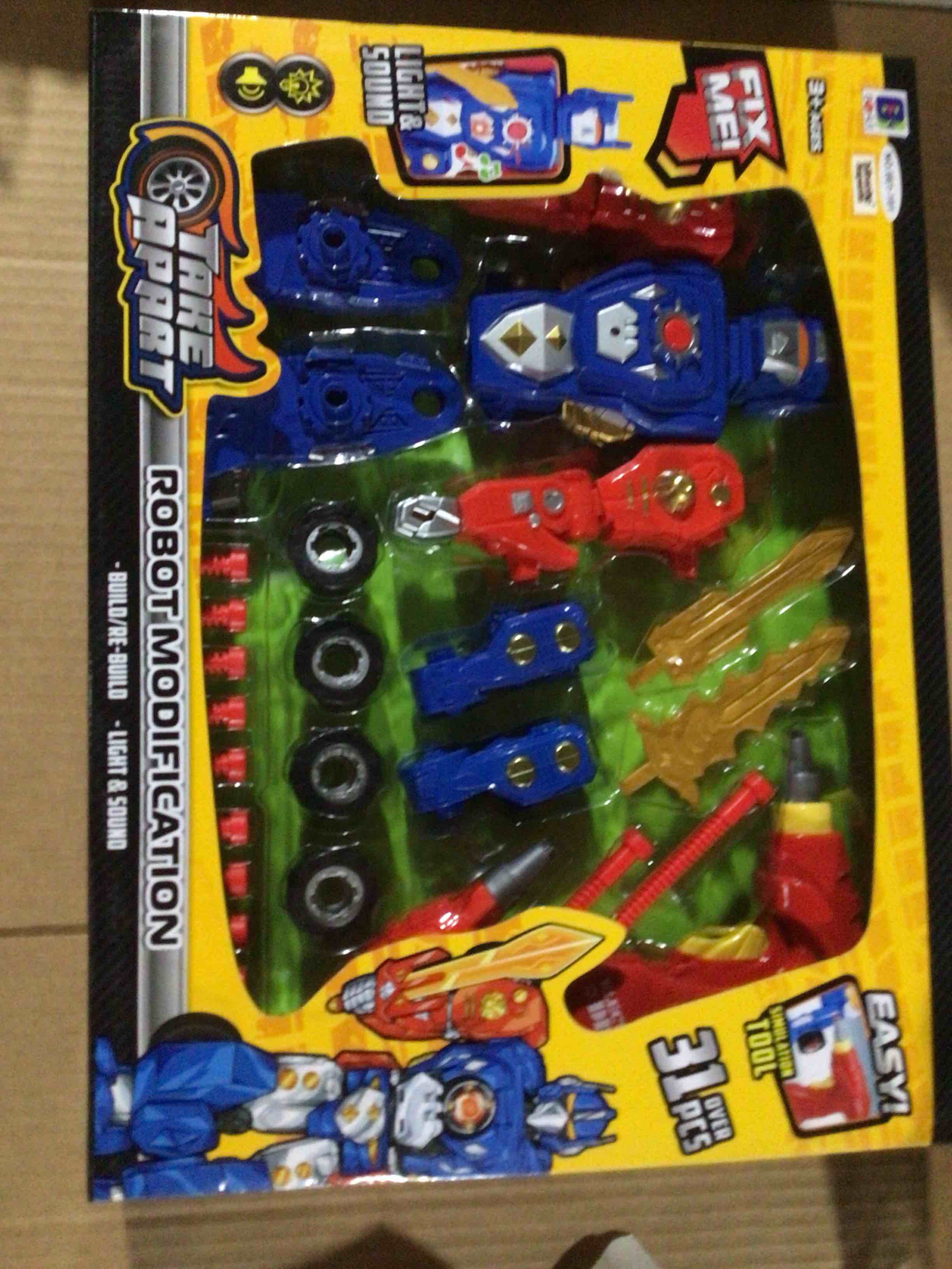 Condition photo showing New/Like New for toy of robot modification 