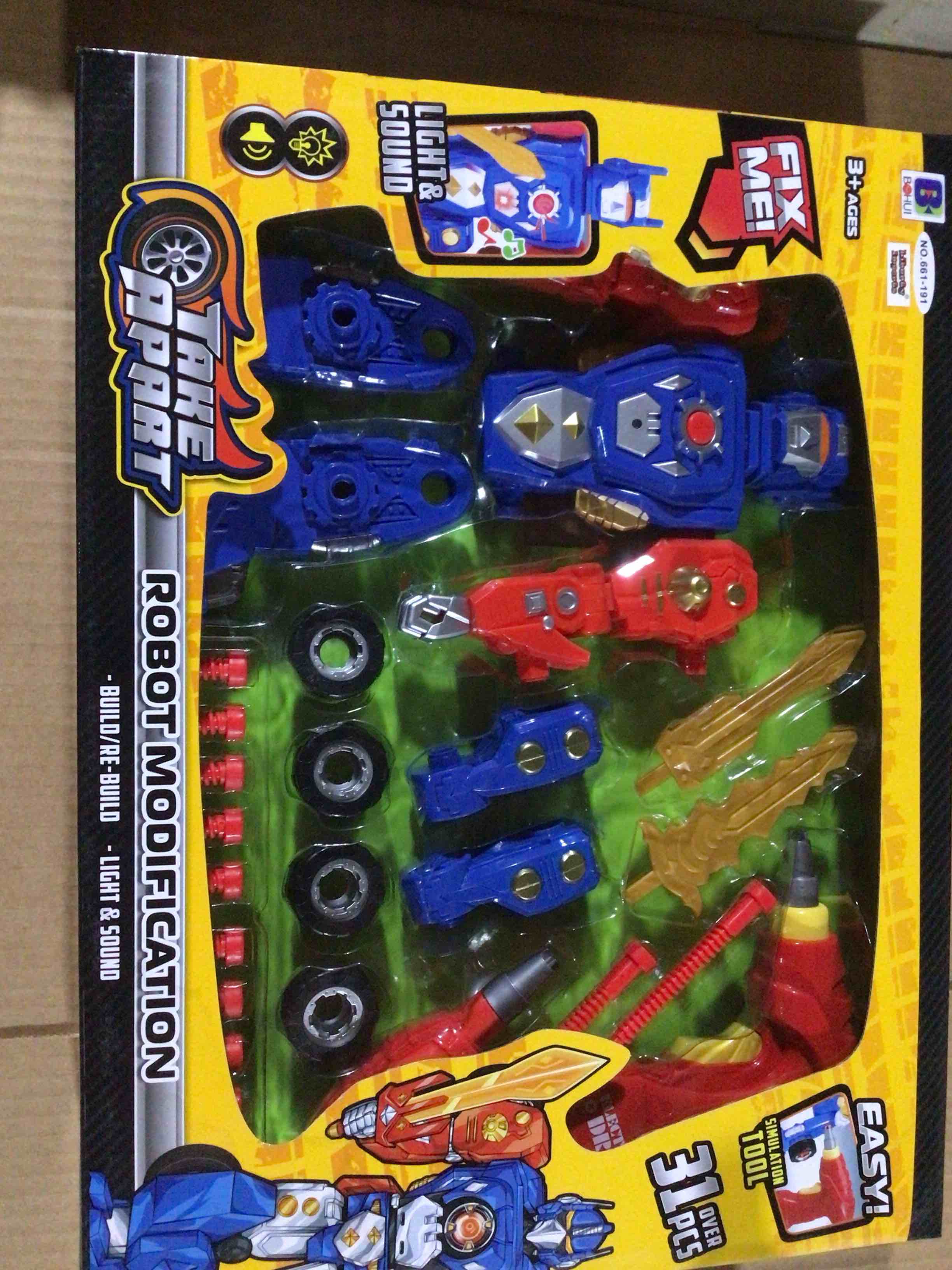 toy of robot modification 