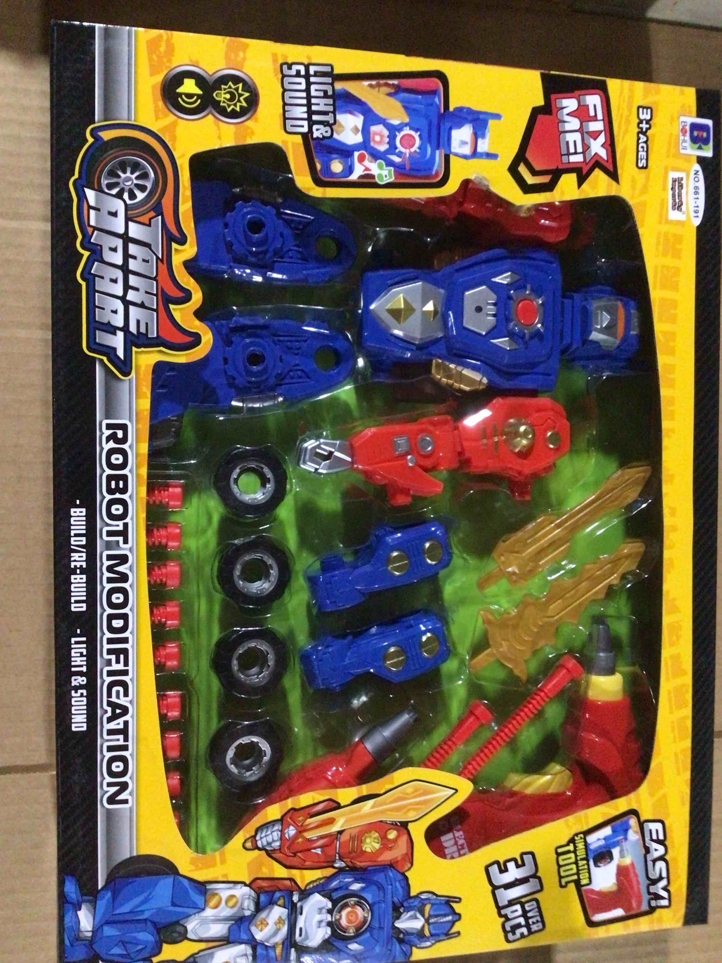 Condition photo showing New/Like New for toy of robot modification 