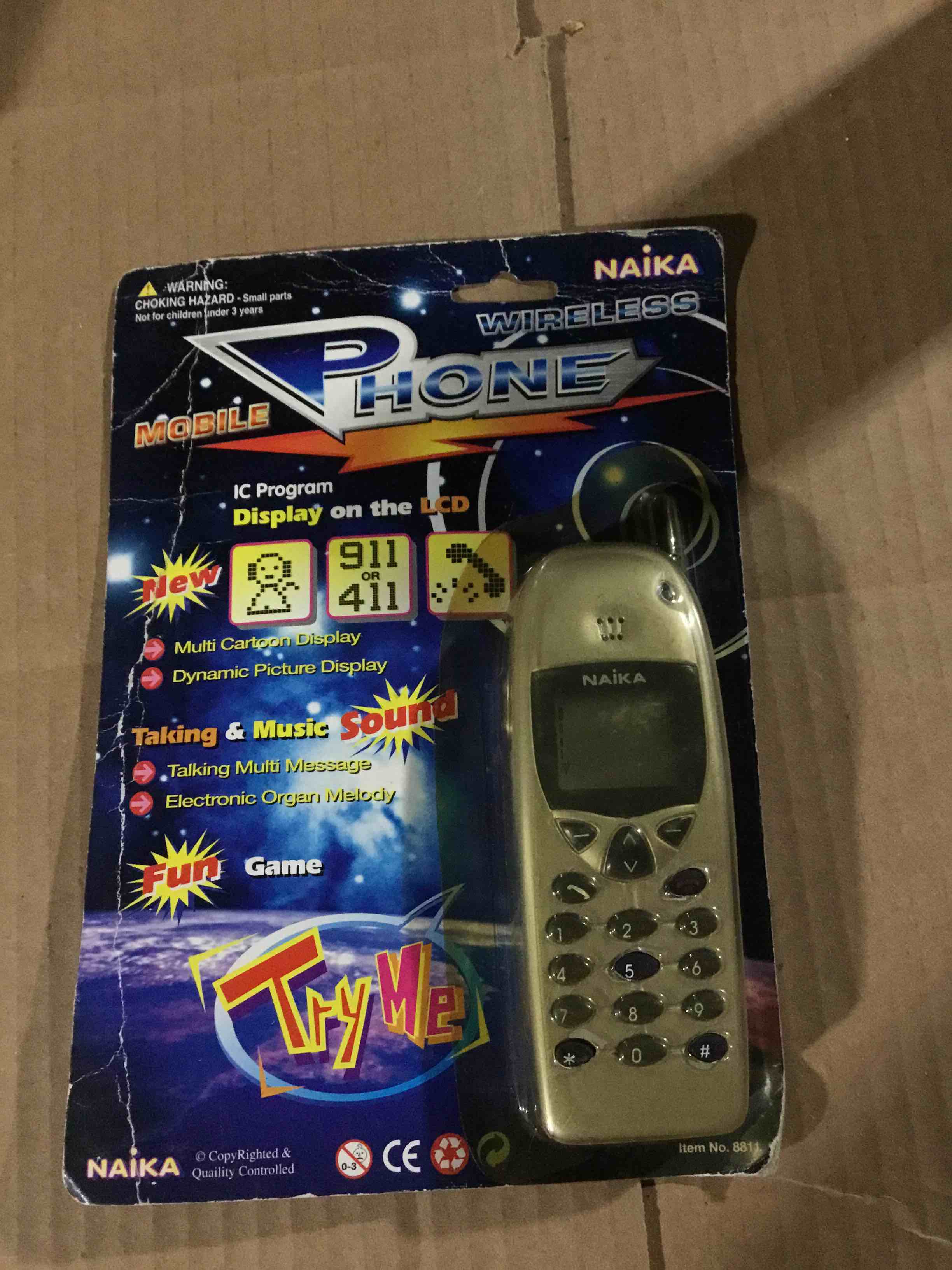 Condition photo showing Good Condition for NAIKA  Wireless toy phone 