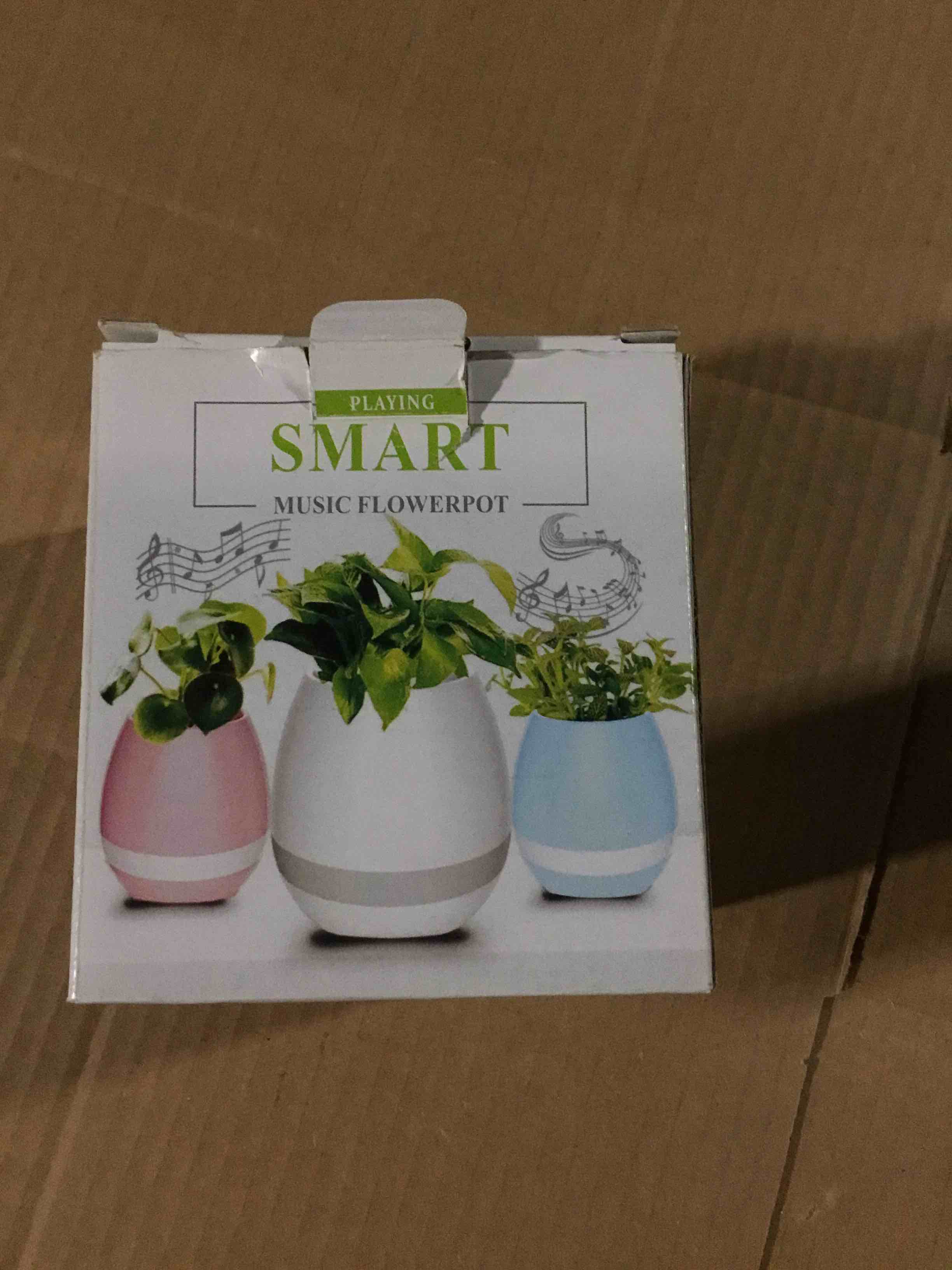 Condition photo showing As Is for Music pots plant interaction 