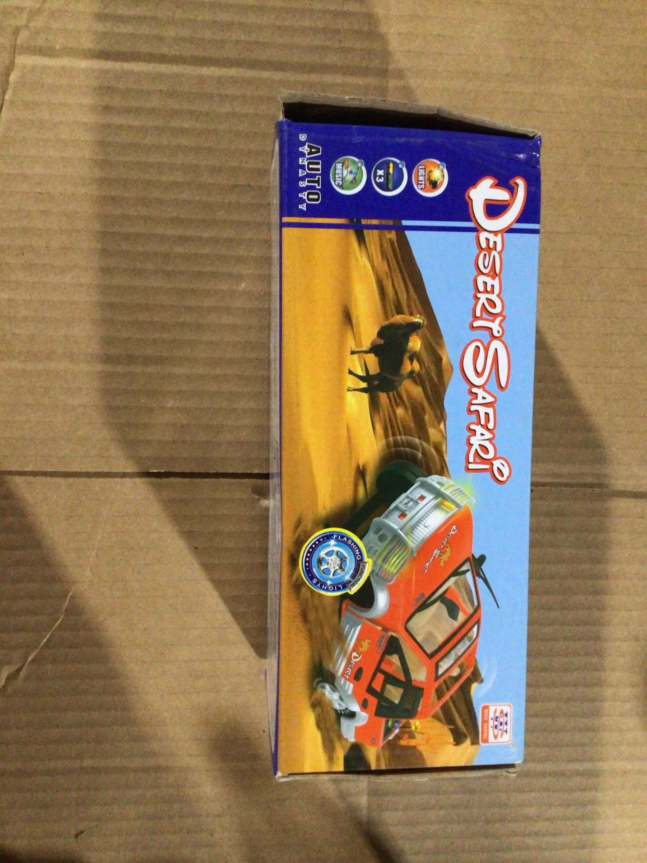 Condition photo showing Good Condition for Battery  operated desert safari toy truck 