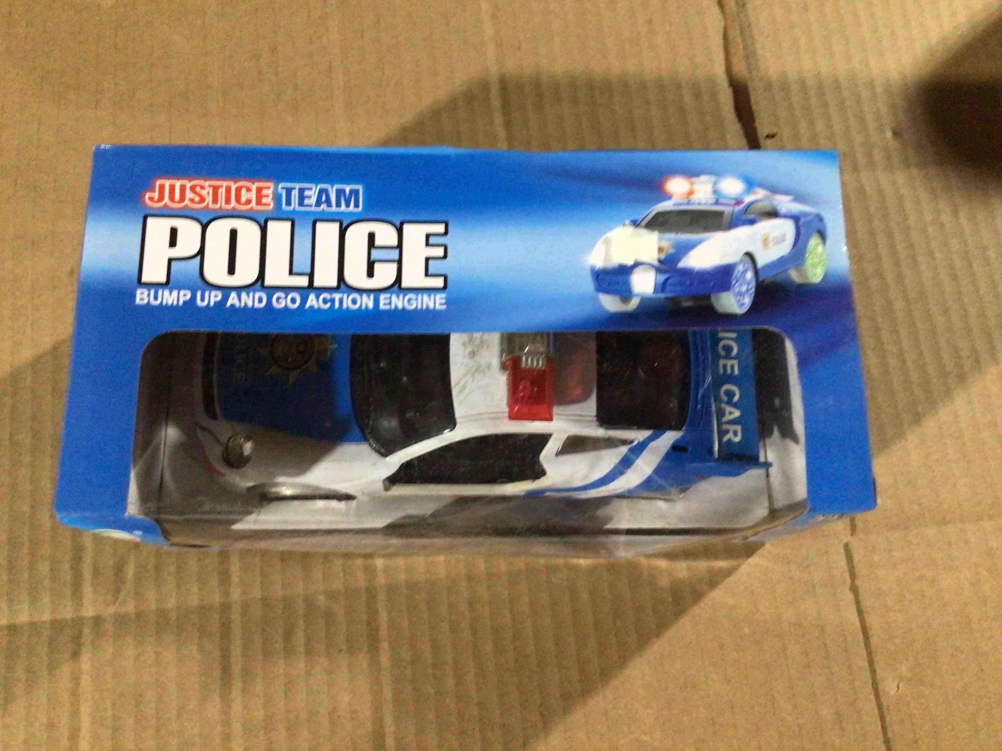 Condition photo showing Good Condition for Toy of car  police, function rotation sound ,lights 
