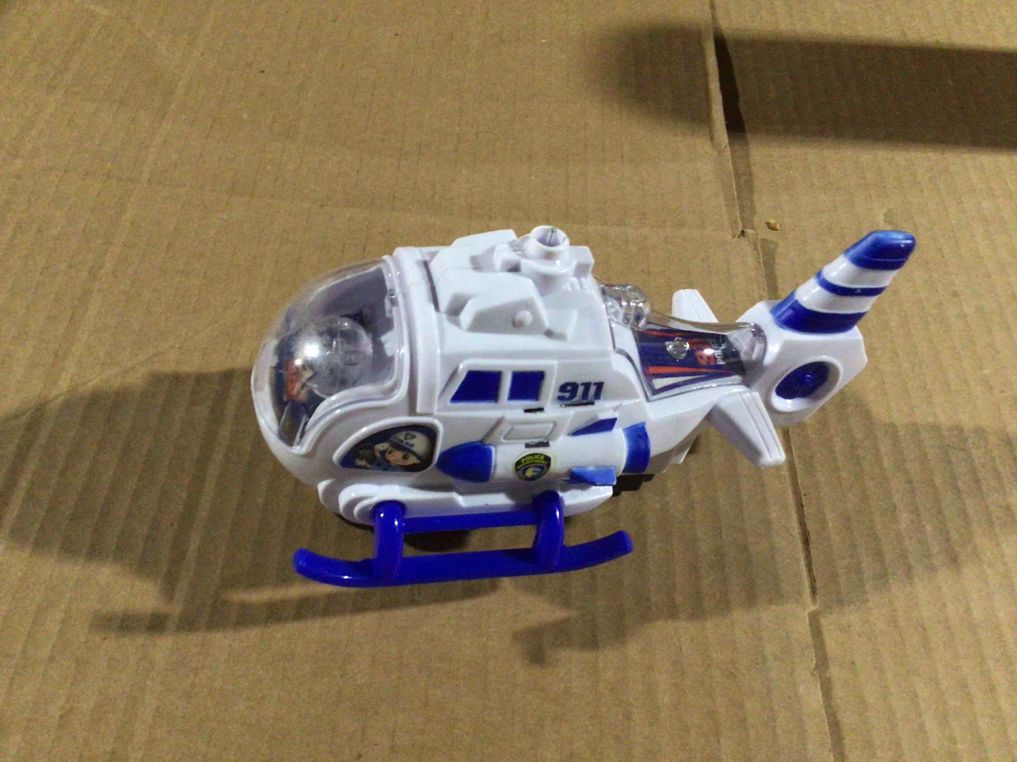Condition photo showing As Is for toys helicopters toy for age 3+ with lights 