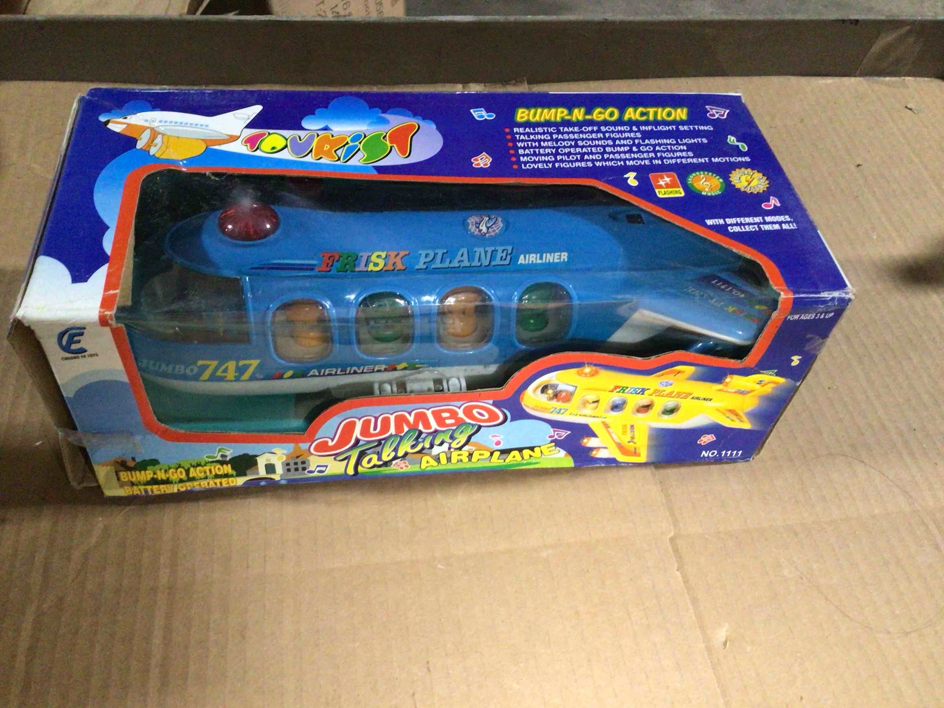 Toy plane “ jumbo talking airplane 