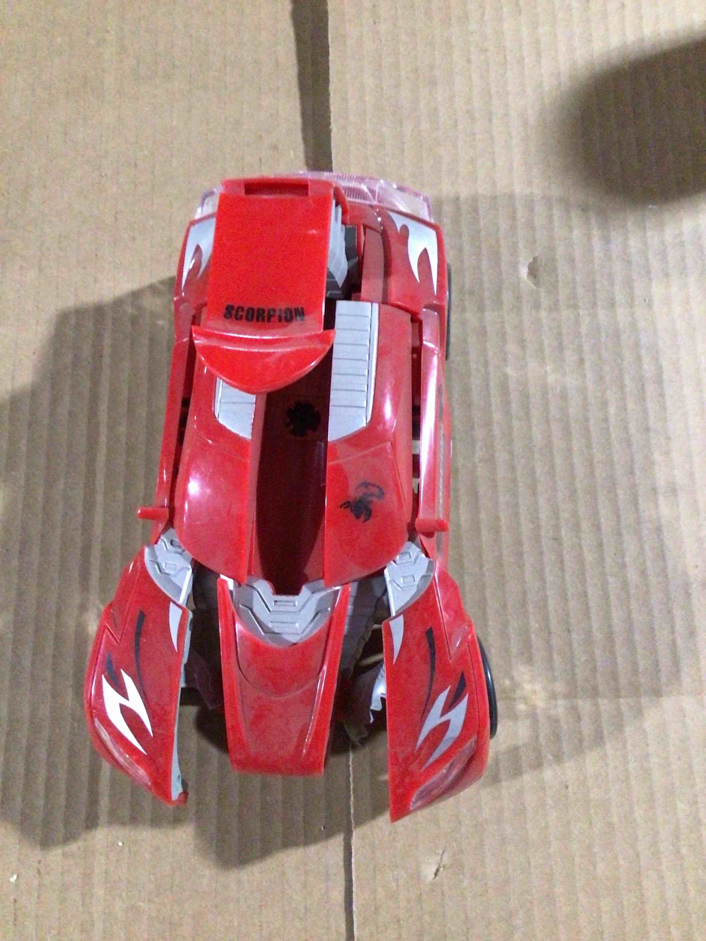 Mechanical acrobatics car or a scorpion-themed remote  control car 