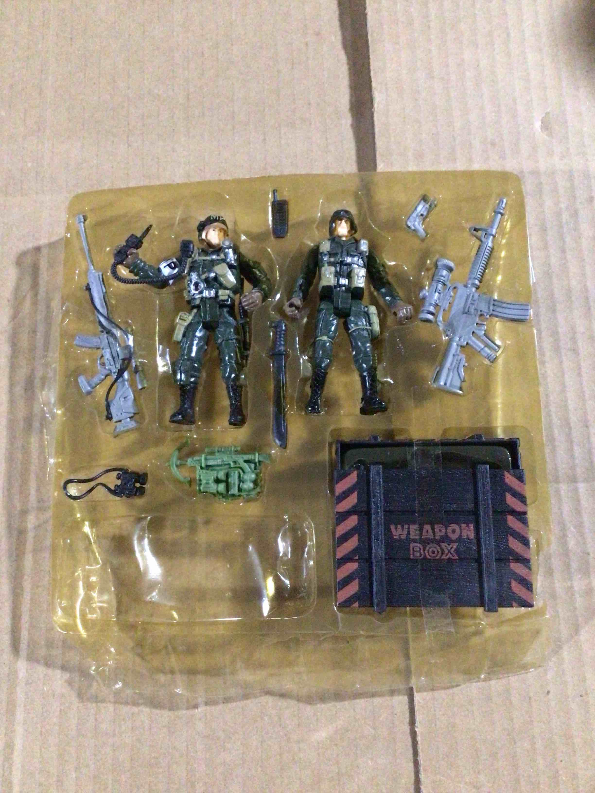 Military action figures of approximately 1:18 scale, commonly measufactured