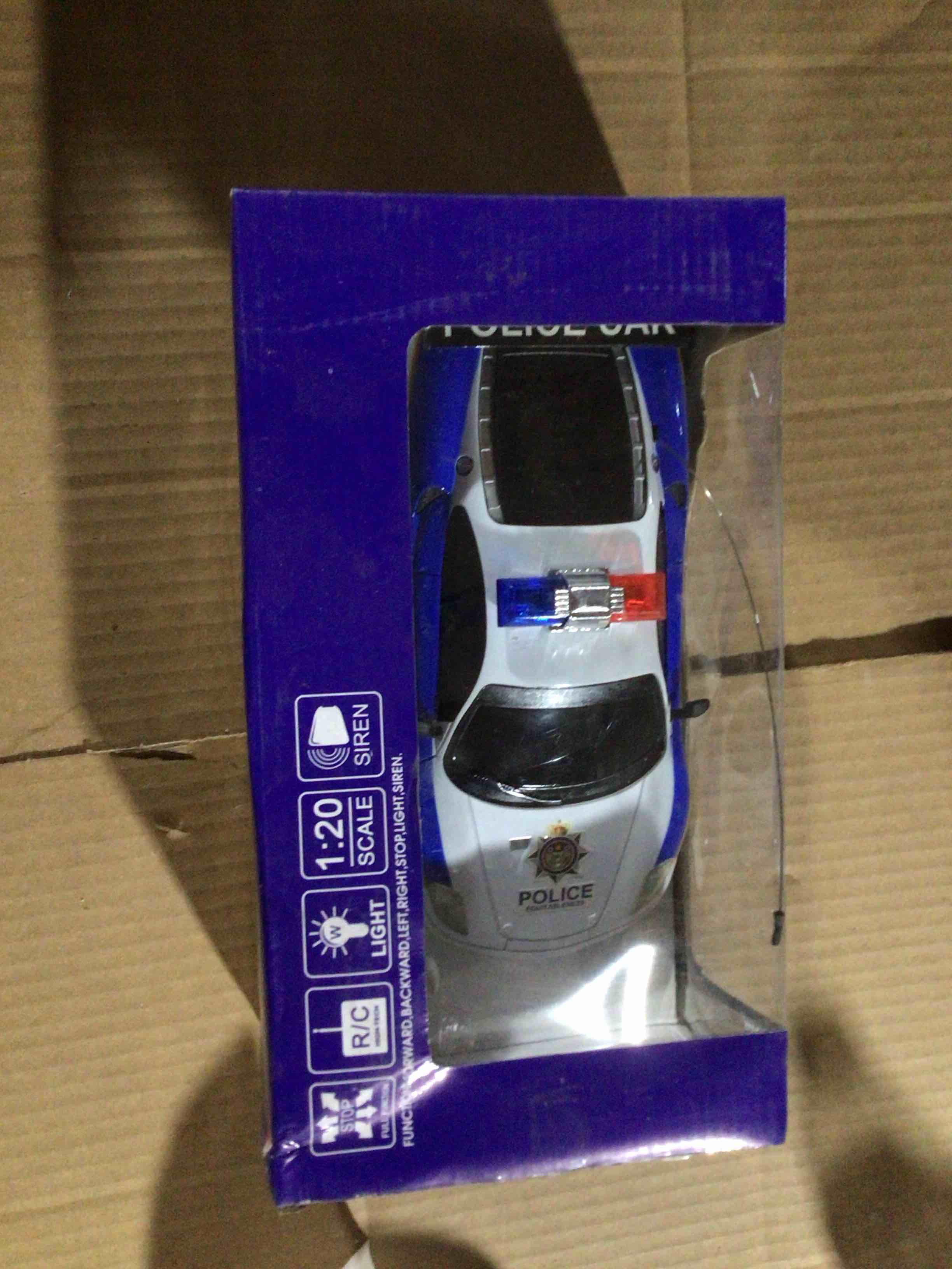 Condition photo showing Good Condition for Remote controlled police car (RC) of the brand justice team police 