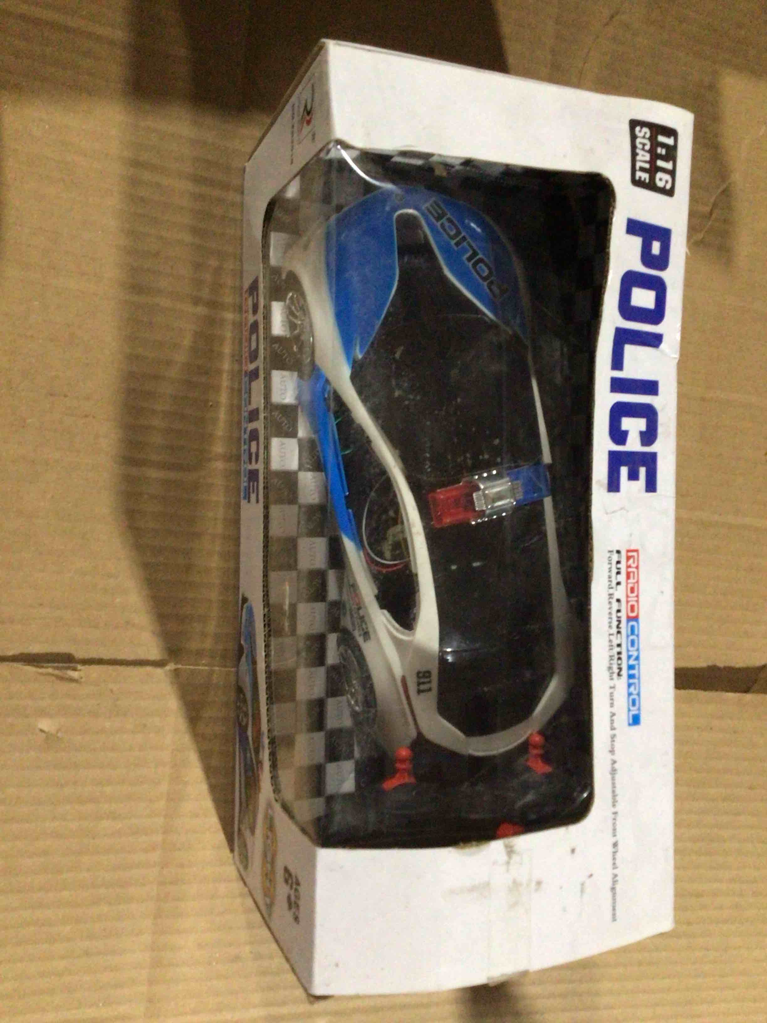 toy police ca with remote control