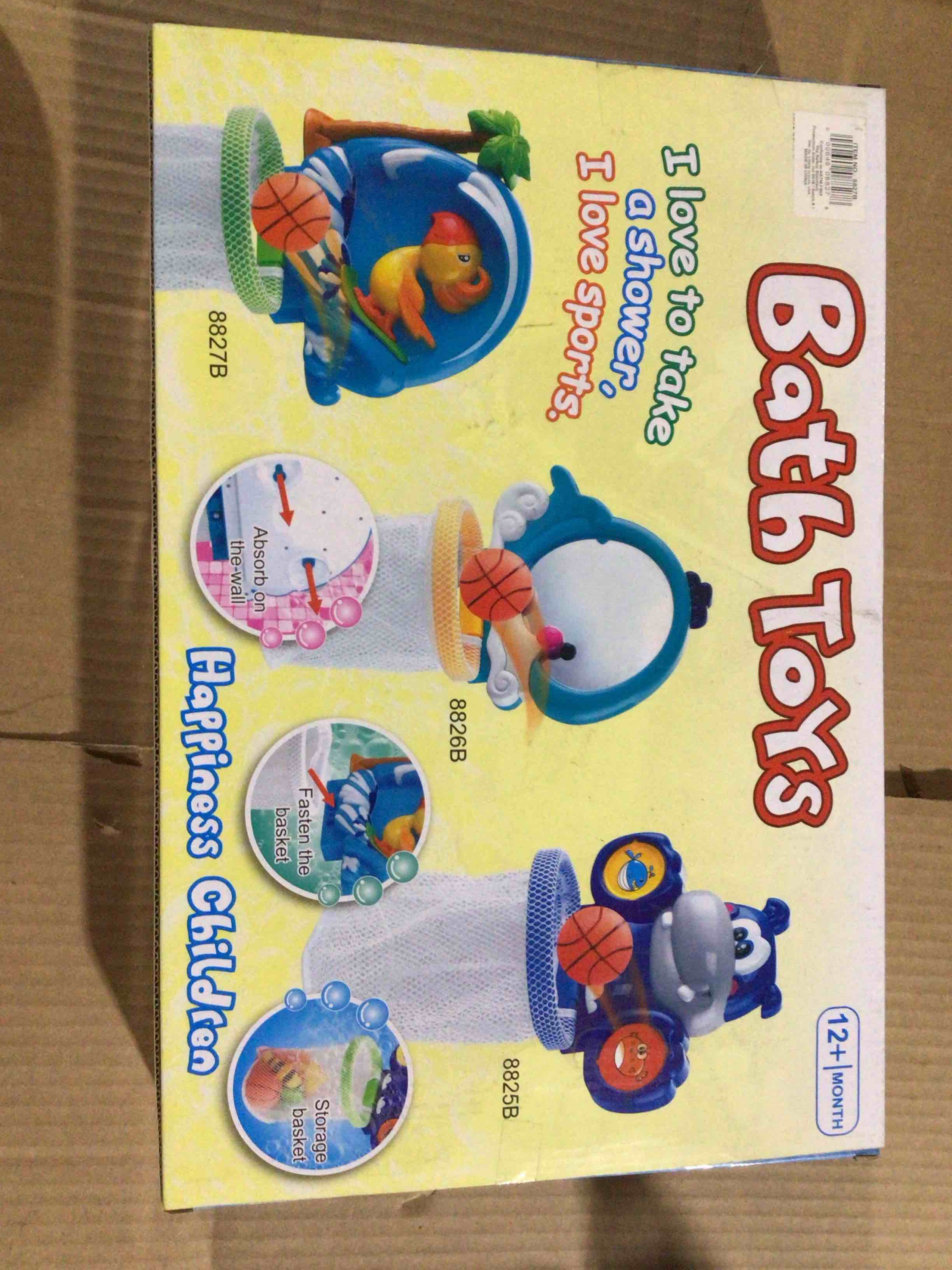 Condition photo showing As Is for Liberty Imports Shoot and Splash Basketball Hoop Bathtub Shooting Game - Bath Toy Playset for Kids and Toddlers - 3 Balls Included