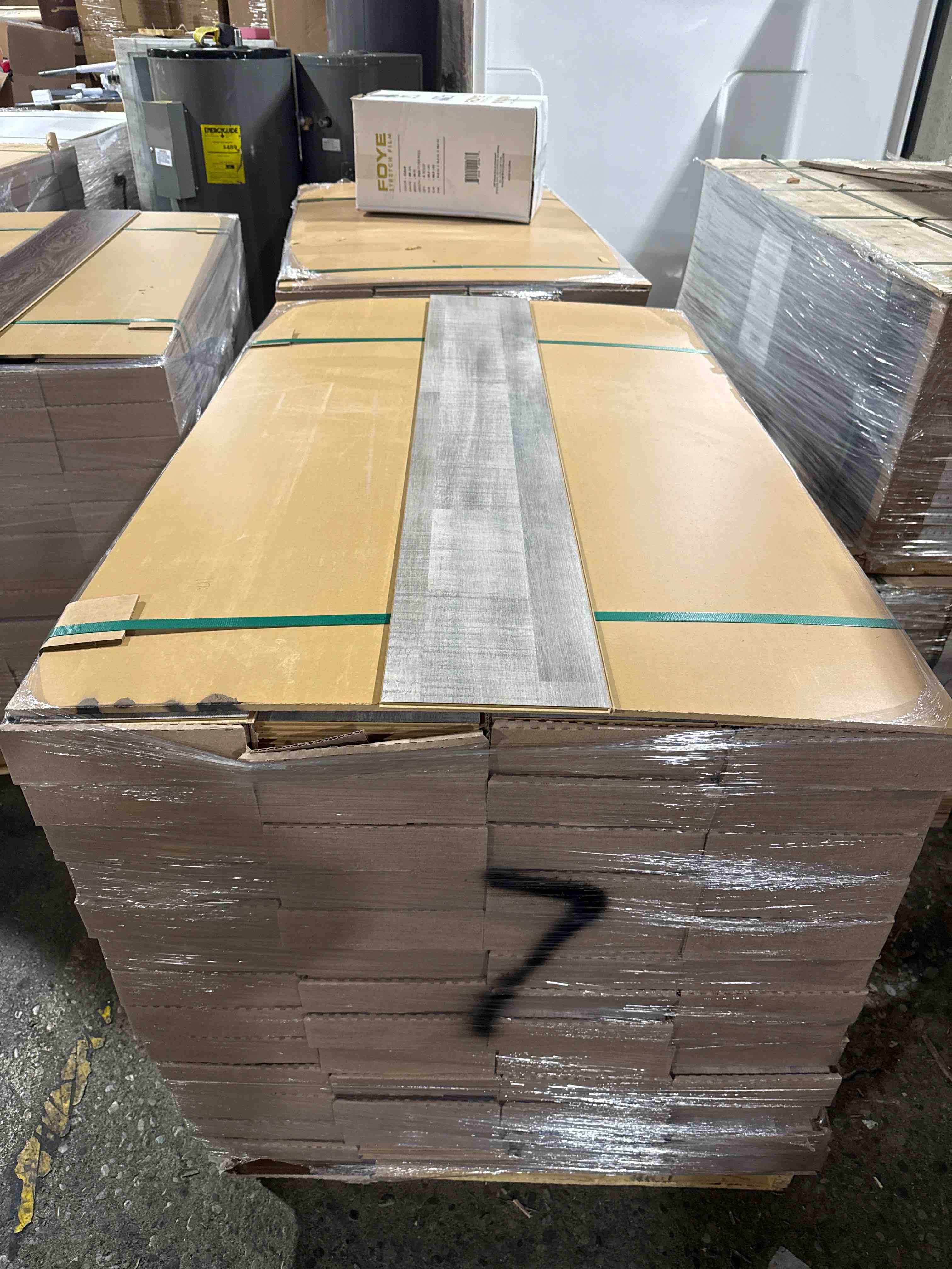 1376 sq ft of 7.75” x50.75” laminate flooring your bid per sq ft 