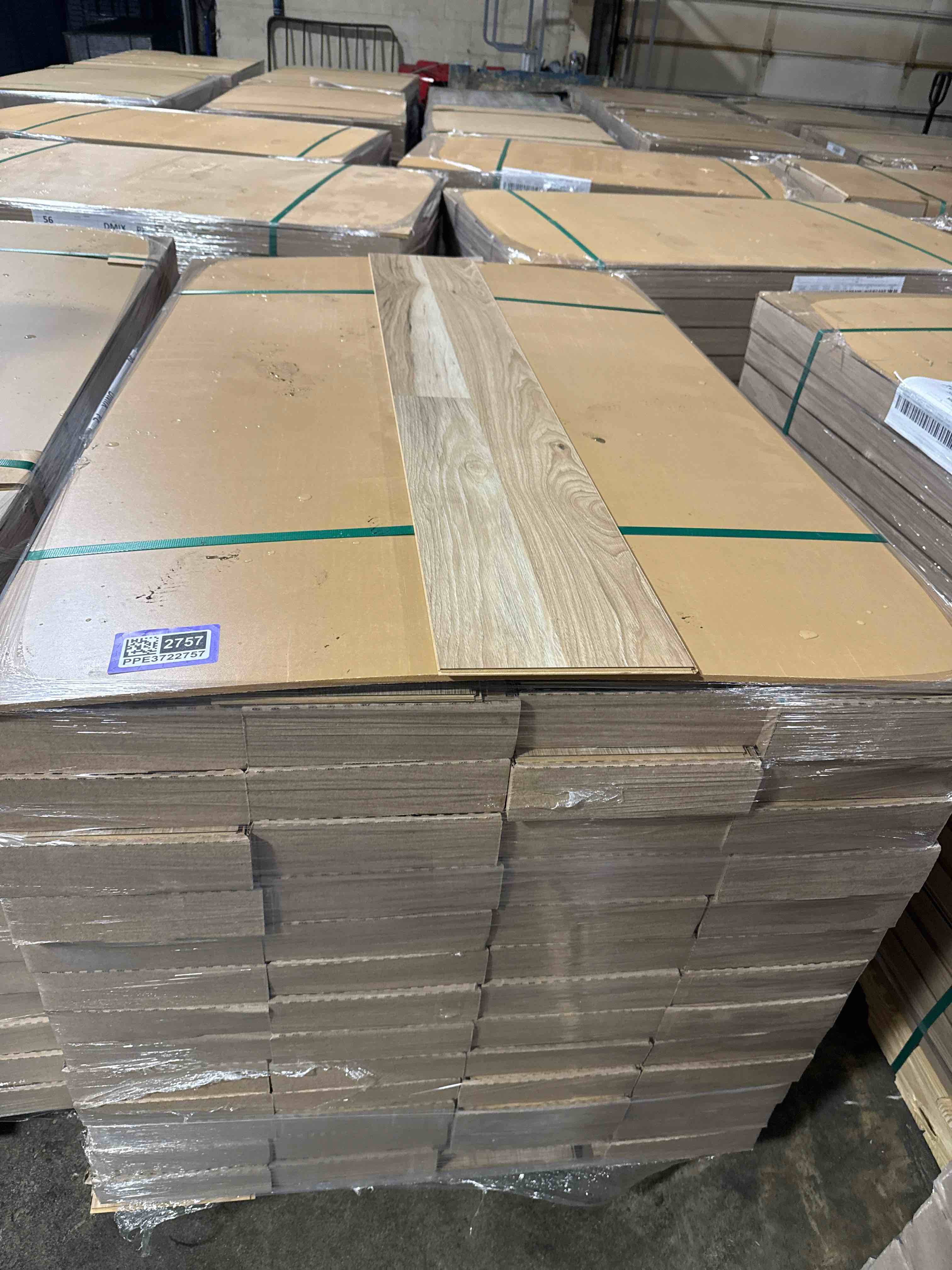 1376 sq ft of 7.75” x50.75” laminate flooring your bid per sq ft 