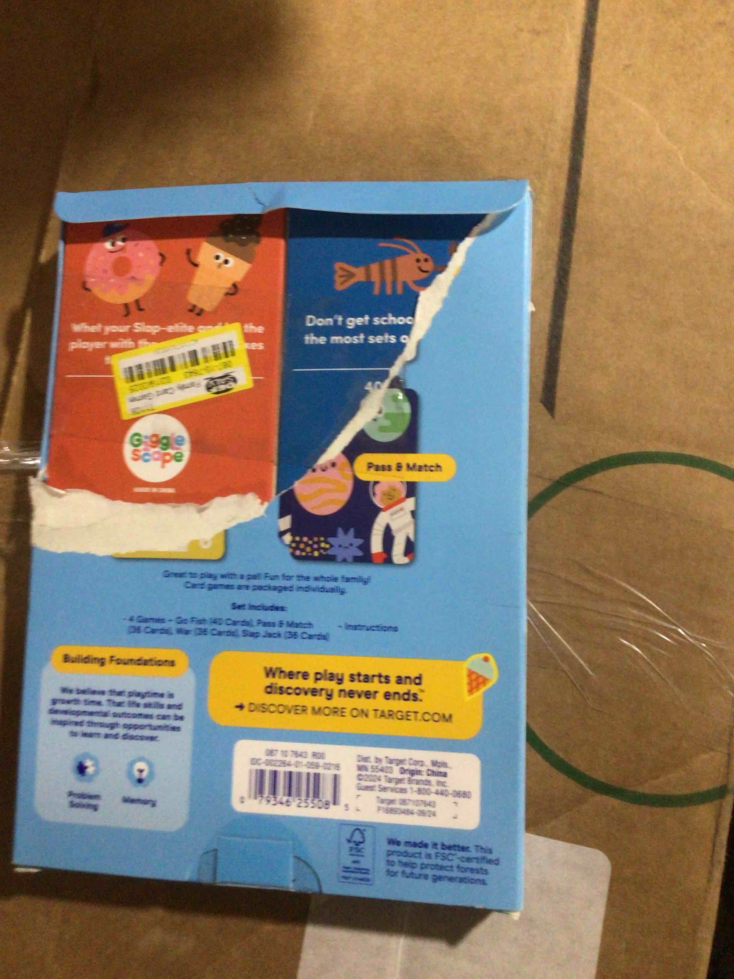 shop all gigglescape family card games favorites - gigglescape™: classic playing cards, 2-6 players, ages 4+, social & memory