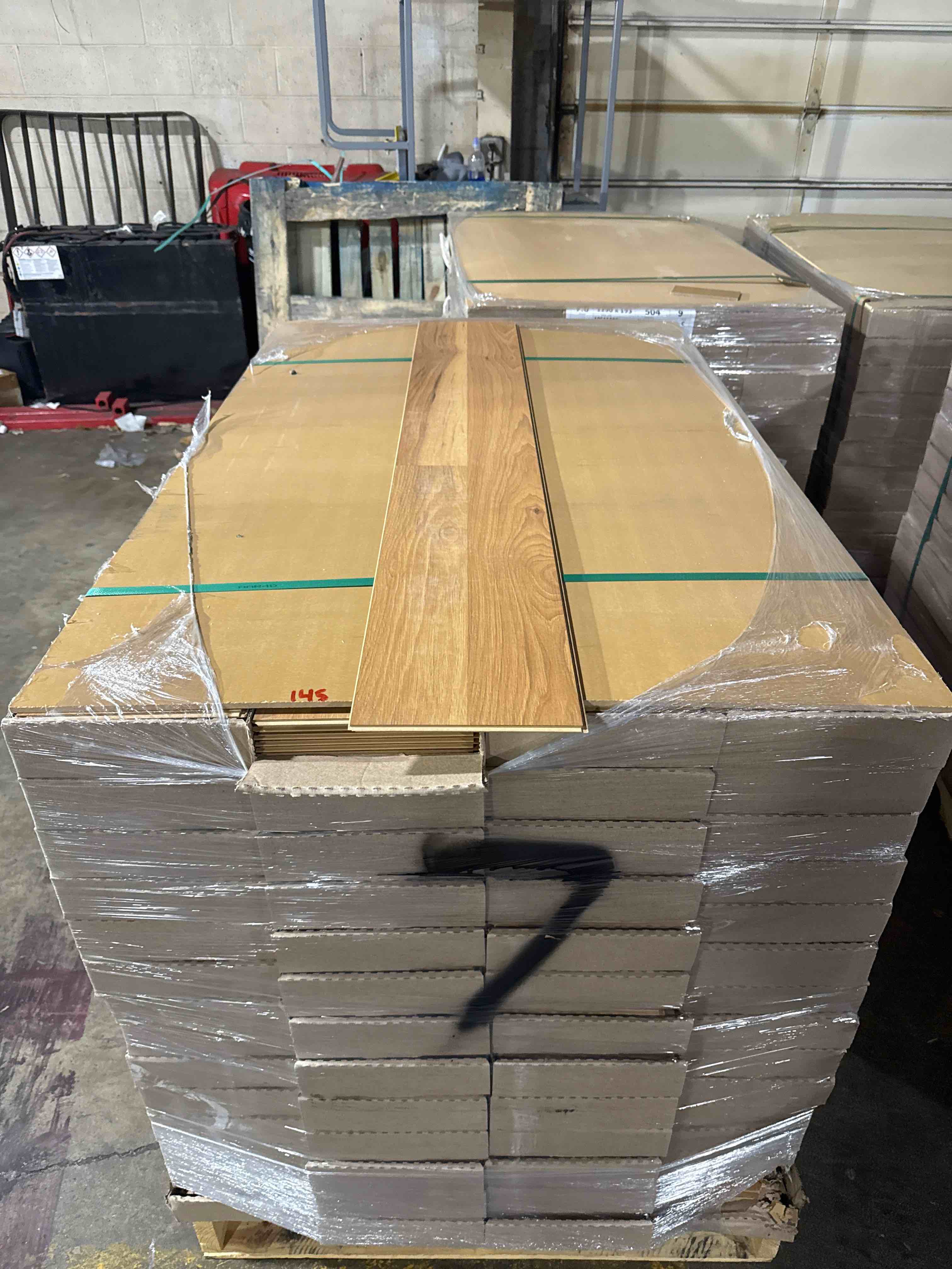 1376 sq ft of 7.75” x50.75” laminate flooring your bid per sq ft 