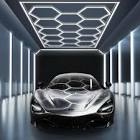 MODERN Hexagon Garage Light: Higher Brightness 720W 86400 Lumens Hexagon Led Garage Light with Recta