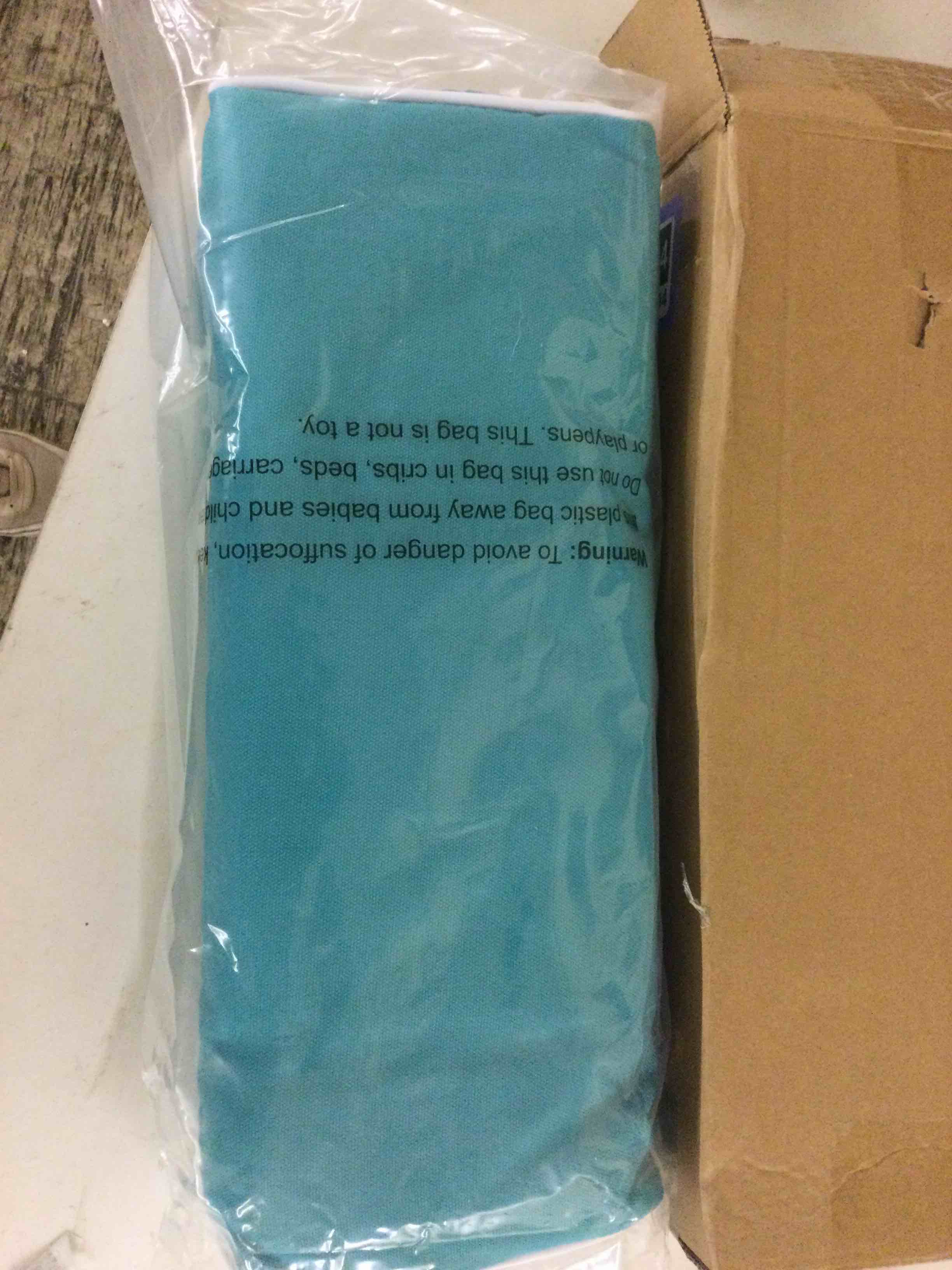 Condition photo showing New/Like New for Enipate Outdoor Chaise Lounge Head Pillow, Pack of 2 Water Resistant Headrest Pillows with Elastic Band for Pool Patio Chairs Blue