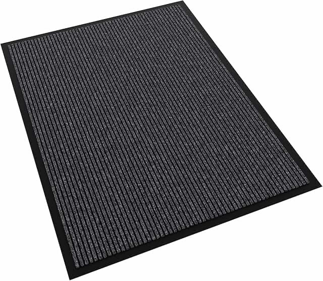 homek indoor outdoor door mat, 8' x 4' doormat for entryway, rubber backing non slip front door mat 