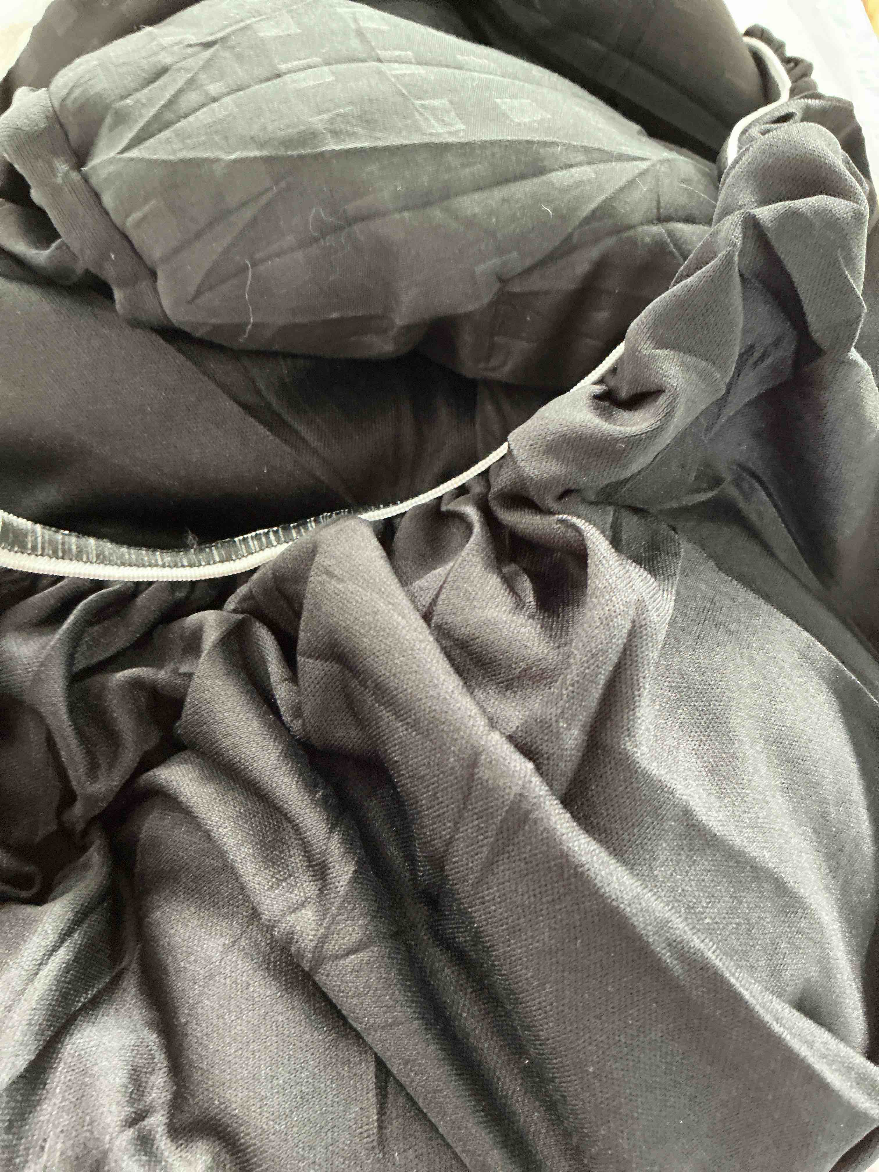 Condition photo showing Good Condition for Mattress Topper Queen,Extra Thick Mattress Pad Cover for Back Pain,Cooling Mattress Protector with 8-21 Inch Deep Pocket,Overfilled Down Alternative Filling,Black Black Queen