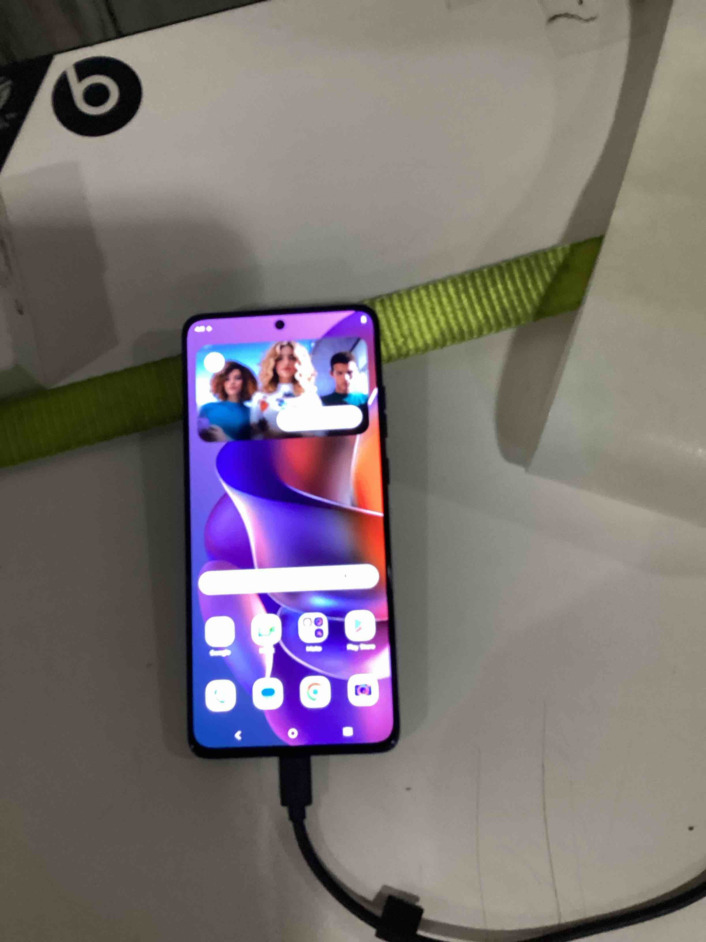 Condition photo showing Good Condition for motorola moto g stylus - 2025 | unlocked | made for us 8/256gb | 50mp camera | pantone surf the web 256gb surf the web.  *** working condition verified. no network or connectivity tests were performed. bidder be advised***