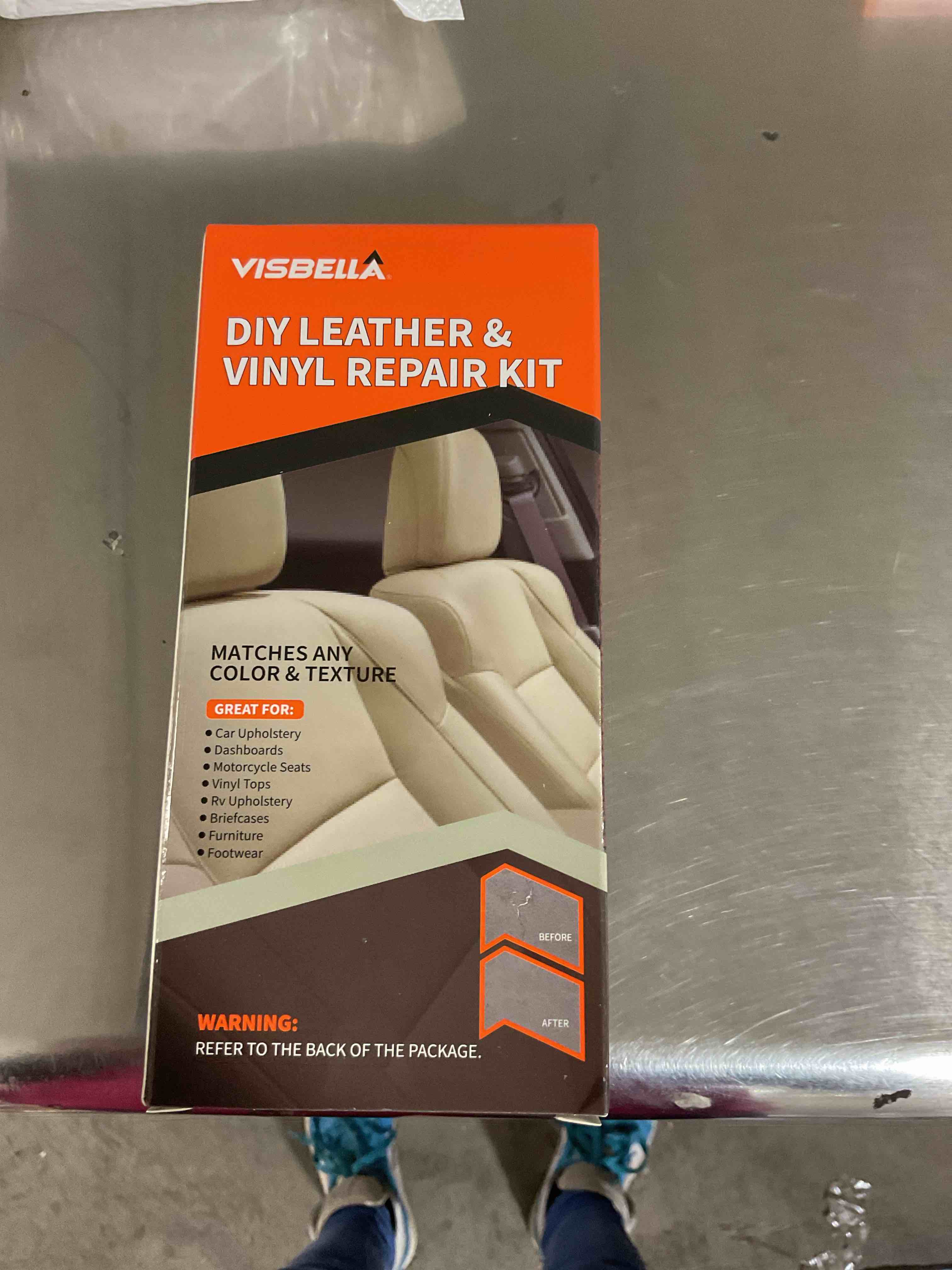 DYI leather and vinyl repair kit