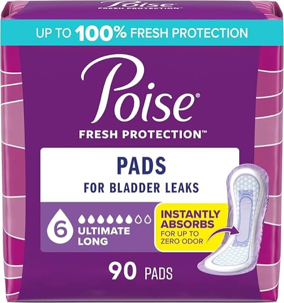 poise fresh protection pads for bladder leaks