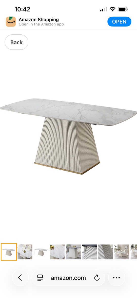Carrera Marble Table