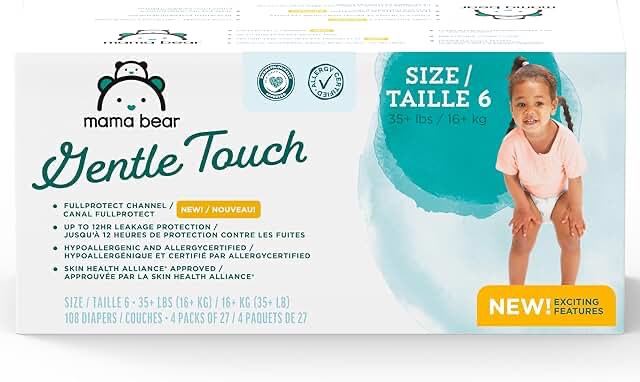 mama bear gentle touch size 6