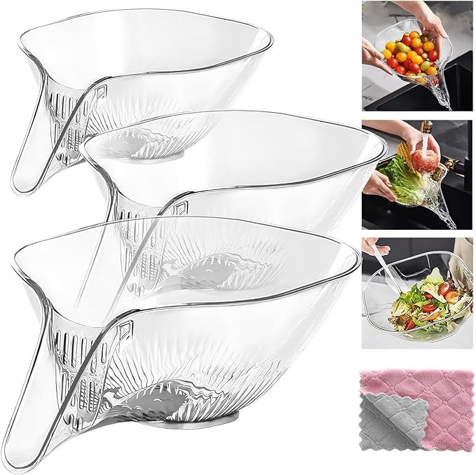 Clear Drain Basket (5pk)